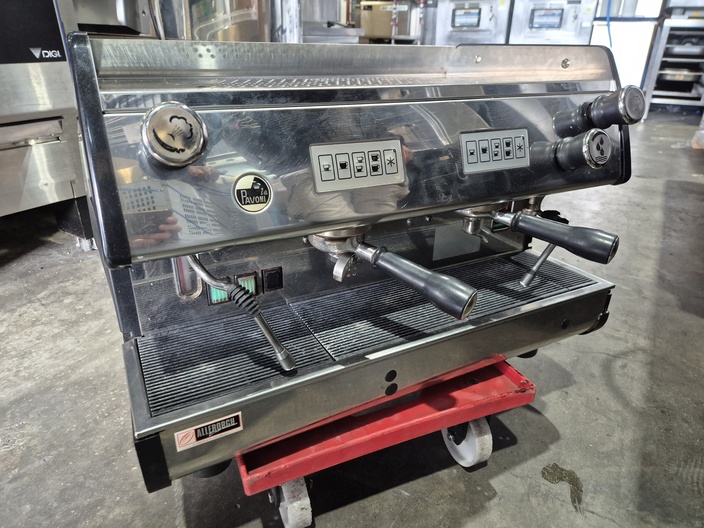 La pavoni 2 gr volumetrica nero dor. koffiemachine