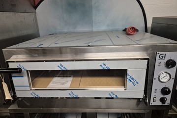 Afbeelding van Nieuwe pizzaoven 70x70cm op 380v