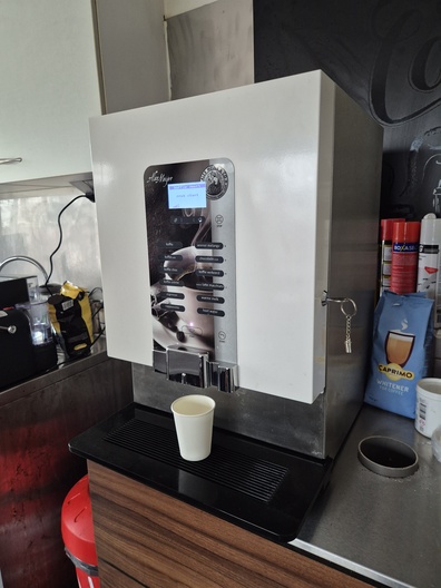Koffieautomaat Animo Optivend kleur wit