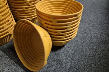 Afbeelding van Kunststof broodmandjes 10 stuks 23 cm