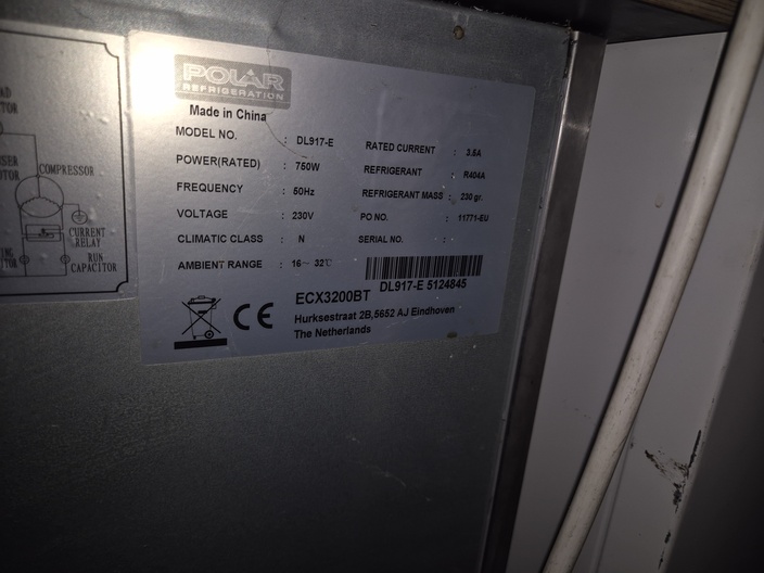 Vrieswerkbank Polar DL917