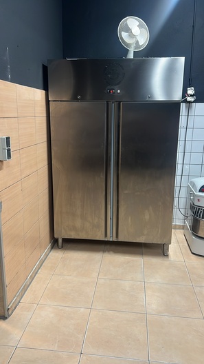 RVS koelkast 2 deurs