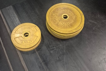 Afbeelding van 8 gewicht platen van 15kg per stuk
