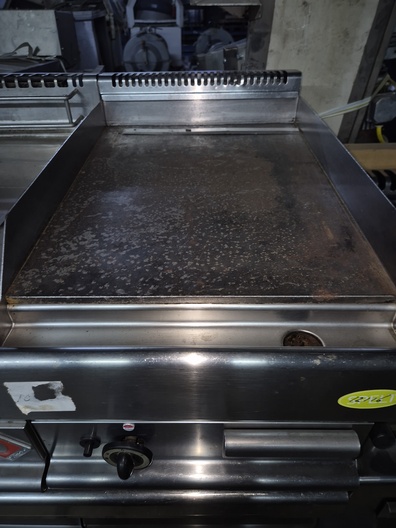 Gas bakplaat tafelmodel 40 cm breed