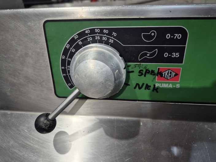 Treif PUMA-S kap machine koteletten snijmachine