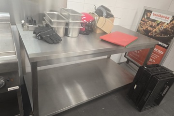 Afbeelding van Werkbank rvs 170x80 cm