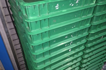 Afbeelding van 10 deegbakken groen
