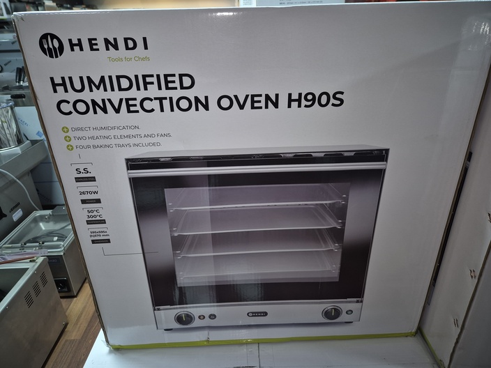 Nieuwe Hendi heteluchtoven H90S 4 plaats