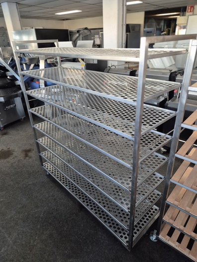Aluminium brood afkoelwagen