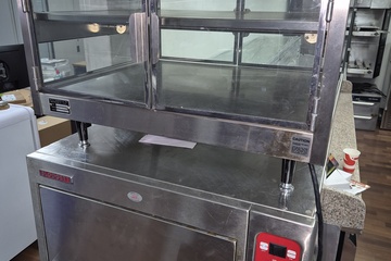 Afbeelding van Blodgett pizzaoven en warmhoud pizza uitgifte vitrine