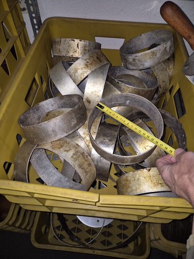 Krat met bakringen 16 cm