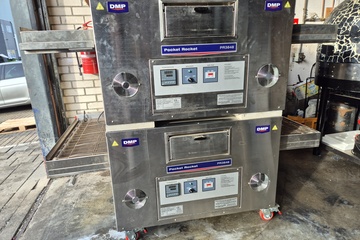 Afbeelding van Dubbele DMP lopende band gas pizza ovens