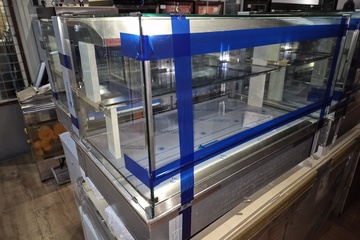 Afbeelding van WIHA snack-counter inbouw koelvitrine nieuw 107 cm