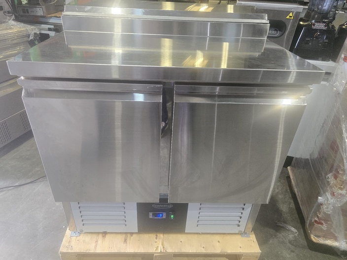 Saladette 2 deuren rvs nieuw