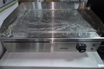 Afbeelding van Nieuwe bakplaat vlak 55 cm 230 v
