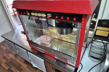 Afbeelding van Popcorn machine dubbel tafelmodel