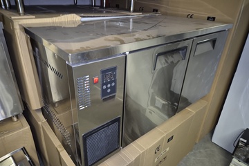 Afbeelding van rvs 2 deurs koelwerkbank 150 cm nieuw