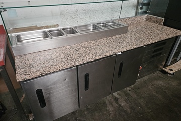 Afbeelding van Pizzawerkbank met saladekoeling