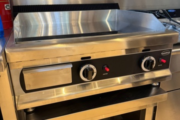 Afbeelding van GASBAKPLAAT CHROOM 650