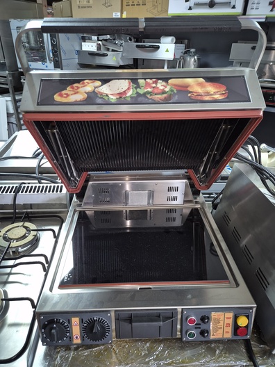 Ceramic glass panini grill Vema Model PF 2095 Smooth nieuw
